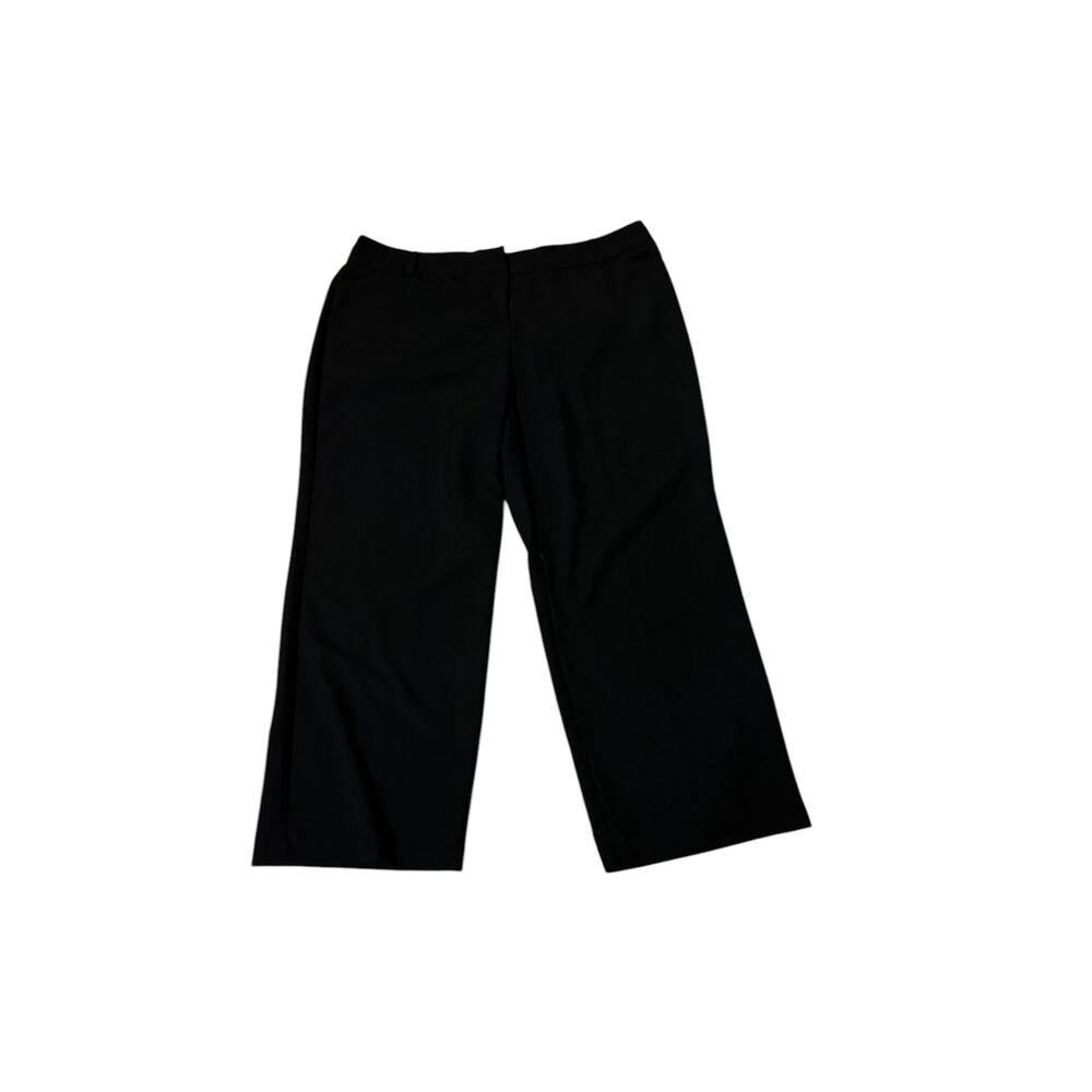 Cato Classic Women's Black Trousers - Comfortable Wide-Leg Fit  Plus Size 20W